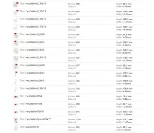 Stickserie - Strichmännchen LIEBE